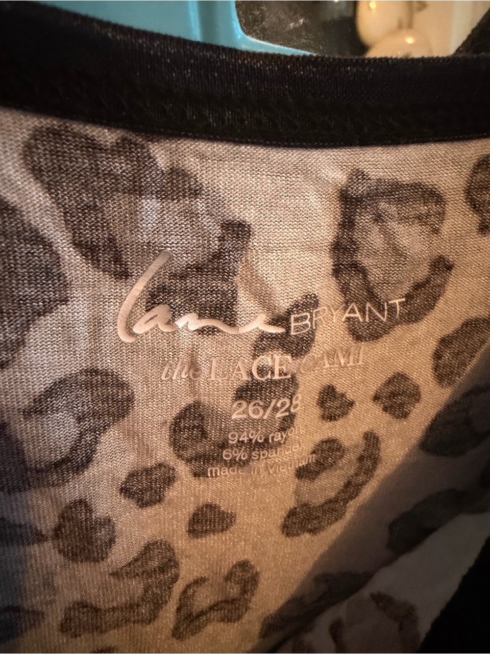 Lane Bryant Leopard Print Lace Cami in Brown and Black - Picture 8 of 9